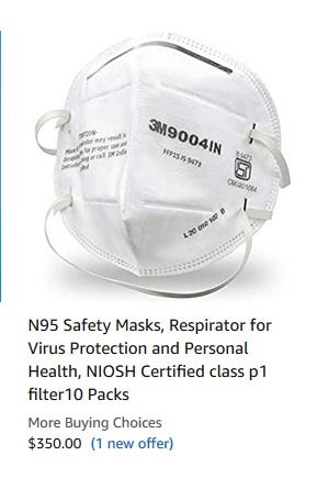 亞馬遜打擊哄抬物價？用戶質疑 為何我仍買下35美元一只的口罩廣告